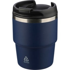 Gerecycled roestvrijstalen dubbelwandige drinkbeker (175 ml) Oli