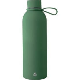 Gerecycled roestvrijstalen dubbelwandige drinkfles (500 ml) Sena