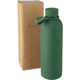Gerecycled roestvrijstalen dubbelwandige drinkfles (500 ml) Sena