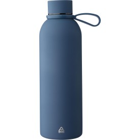 Gerecycled roestvrijstalen dubbelwandige drinkfles (500 ml) Sena
