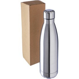 Gerecycled roestvrijstalen dubbelwandige fles 500 ml Clifford