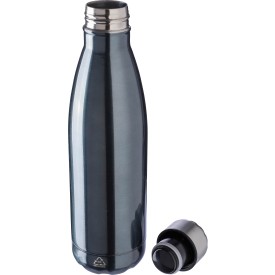 Gerecycled roestvrijstalen dubbelwandige fles 500 ml Clifford