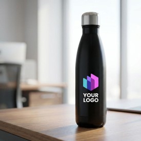 Gerecycled roestvrijstalen dubbelwandige fles 500 ml Clifford