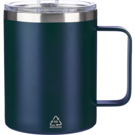 Gerecycled roestvrijstalen dubbelwandige to go mok (300 ml) Renate