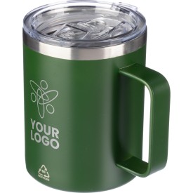 Gerecycled roestvrijstalen dubbelwandige to go mok (300 ml) Renate