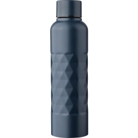 Gerecycled roestvrijstalen enkelwandige drinkfles (800 ml) Talin-Blauw