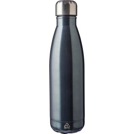 Gerecycled roestvrijstalen enkelwandige fles 650 ml Cliff