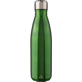 Gerecycled roestvrijstalen enkelwandige fles 650 ml Cliff