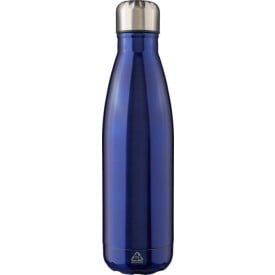 Gerecycled roestvrijstalen enkelwandige fles 650 ml Cliff