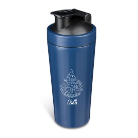 Gerecycled roestvrijstalen enkelwandige sportdrinkfles (750 ml) Orla