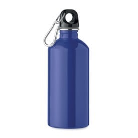 Moss drinkfles 500ml - gerecycled RVS - enkelwandig met karabijnhaak