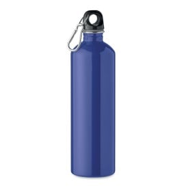 Moss drinkfles 750ml - gerecycled RVS - enkelwandig met karabijnhaak
