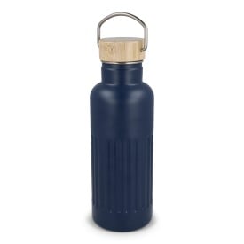 Gerecycled RVS thermo fles 500ml-Donkerblauw