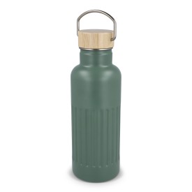Gerecycled RVS thermo fles 500ml-Olijfgroen