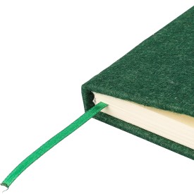 Gerecycled vilt notitieboek (A5) Dario