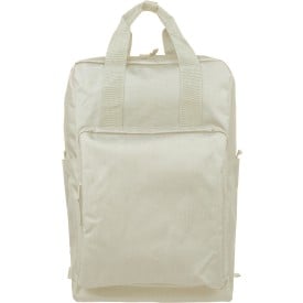 Gerecyclede (900D) polyester rugzak Amalia-Beige