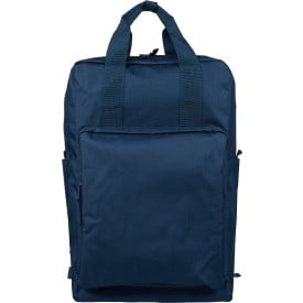 Gerecyclede (900D) polyester rugzak Amalia-Blauw