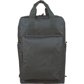 Gerecyclede (900D) polyester rugzak Amalia-Grijs