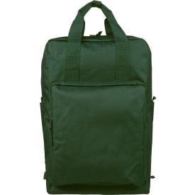 Gerecyclede (900D) polyester rugzak Amalia-Groen