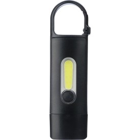 Gerecyclede ABS mini-zaklamp Zai-Zwart