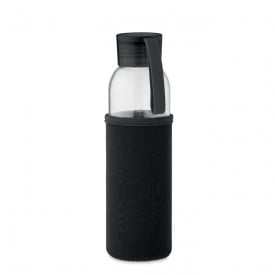 Gerecyclede glazen fles 500 ml-Zwart