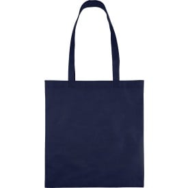 Gerecyclede non-woven (80 gsm) draagtas Vian-Blauw