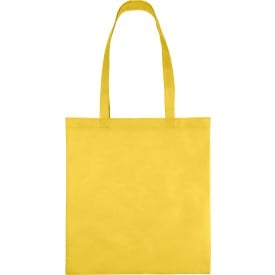 Gerecyclede non-woven (80 gsm) draagtas Vian-Geel