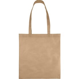 Gerecyclede non-woven (80 gsm) draagtas Vian-Khaki (écru)