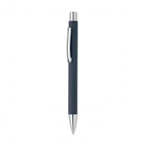 Olympia balpen - gerecycled papier - blauwe inkt - metalen top, clip en punt
