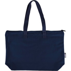 Gerecyclede polycotton (330 gsm) draagtas Malina-Blauw