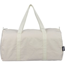 Gerecyclede polycotton (330 gsm) dufflebag Tian-Beige
