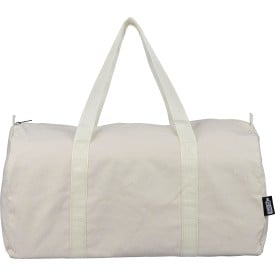 Gerecyclede polycotton (330 gsm) dufflebag Tian-Beige