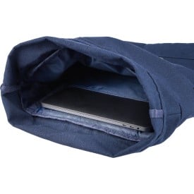 Gerecyclede polycotton (330 gsm) roll-top reistas Thaddeus