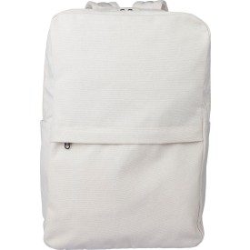Gerecyclede polycotton (330 gsm) rugzak Seraphina-Beige