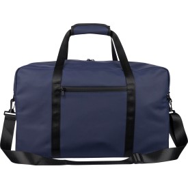 Gerecyclede PU dufflebag Mirae-Blauw