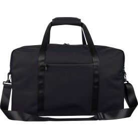 Gerecyclede PU dufflebag Mirae-Zwart