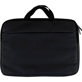 Gerecyclede PU laptoptas Rafi-Zwart