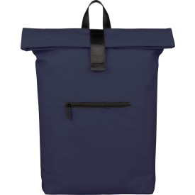 Gerecyclede PU-rugzak Naiya-Blauw