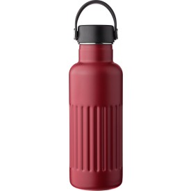 Gerecyclede roestvrijstalen dubbelwandige drinkfles (500 ml) Lior-Bordeaux