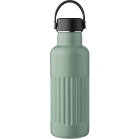 Gerecyclede roestvrijstalen dubbelwandige drinkfles (500 ml) Lior-Groen
