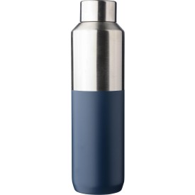 Gerecyclede roestvrijstalen dubbelwandige drinkfles (600 ml) Esen-Blauw