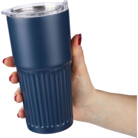 Gerecyclede roestvrijstalen dubbelwandige drinkmok (500 ml) Kael
