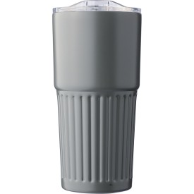 Gerecyclede roestvrijstalen dubbelwandige drinkmok (500 ml) Kael-Grijs