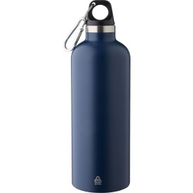 Gerecyclede roestvrijstalen dubbelwandige fles (500 ml) Lysandra-Blauw