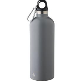 Gerecyclede roestvrijstalen dubbelwandige fles (500 ml) Lysandra-Grijs