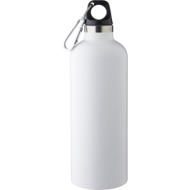 Gerecyclede roestvrijstalen dubbelwandige fles (500 ml) Lysandra-Wit