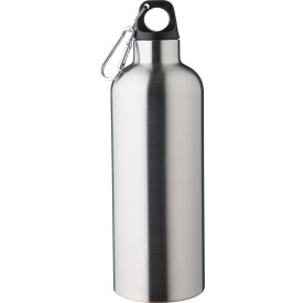 Gerecyclede roestvrijstalen dubbelwandige fles (500 ml) Lysandra-Zilver