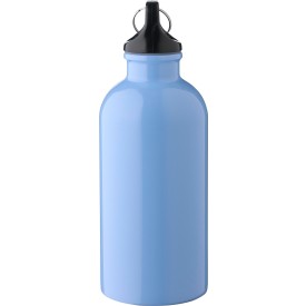Sable enkelwandige fles 400ml - gerecycled RVS - met karabijnhaak