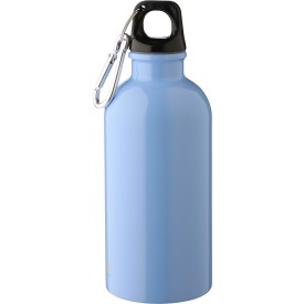 Gerecyclede roestvrijstalen enkelwandige fles (400 ml) Sable-Lichtblauw