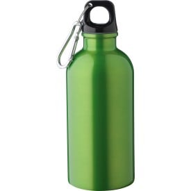 Gerecyclede roestvrijstalen enkelwandige fles (400 ml) Sable-Lichtgroen